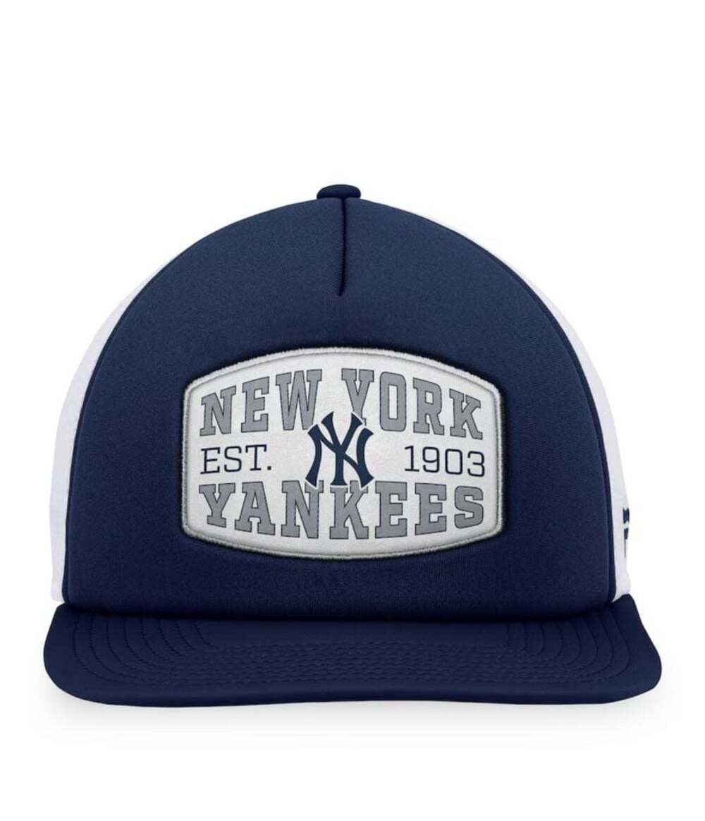 Fanatics New York Yankees Trucker Hat Navy White Snapback MLB Cap